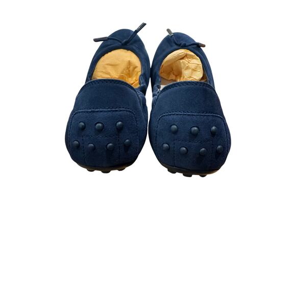 Tods Blue Suede Ballerina Dee Laccetto Ballet flats sz. 38 - Picture 7 of 9